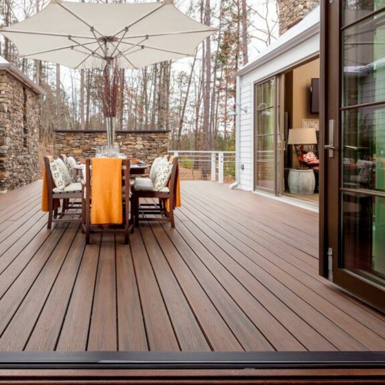 hollow composite decking for balcony